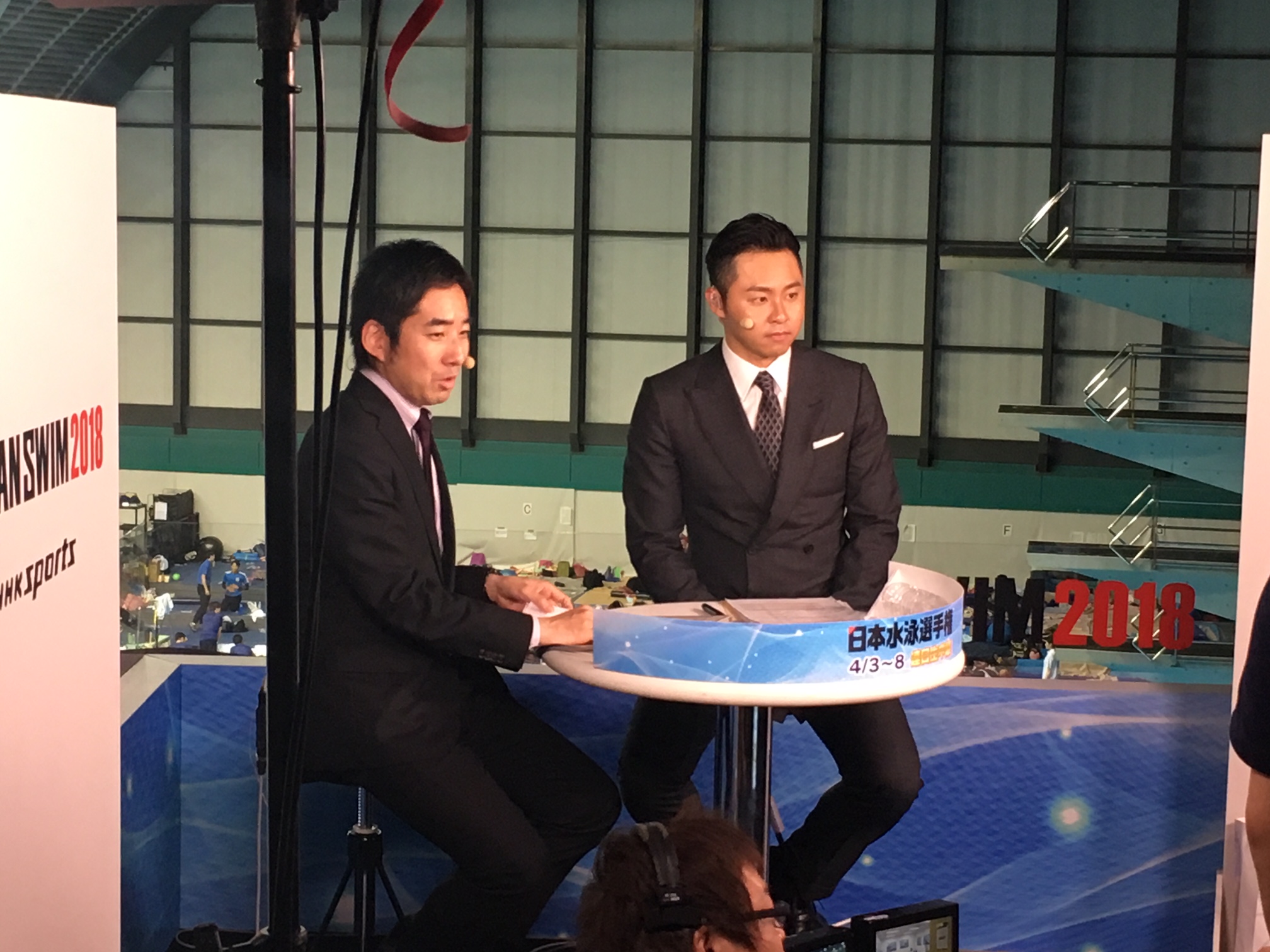 北島康介「第94回日本選手権水泳競技大会」NHKゲストナビゲーター