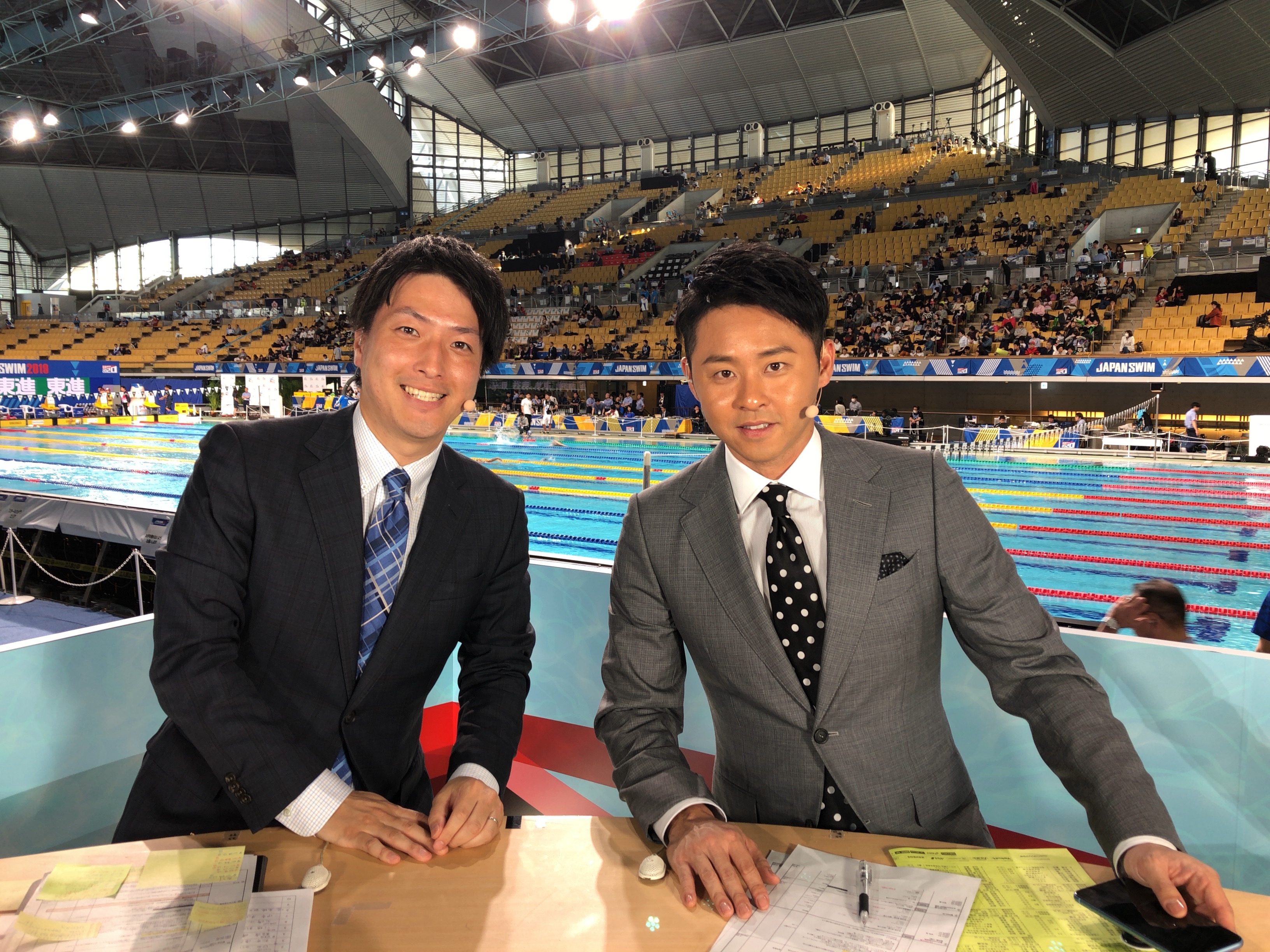 北島康介「第95回日本選手権水泳競技大会」NHKゲストナビゲーター